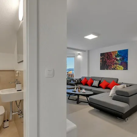 Family Friendly With A Swimming Pool Podgora, Makarska - 11937 Apartman Podgora
